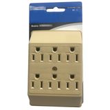 Duplex Socket to 6 Outles 15A-125V