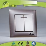 Ce/TUV/BV Certified EU Standard Color PC Wall Switch