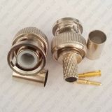 CCTV Camera Rg59 BNC Male Crimp Coaxial Cable Connector