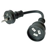 Rapid and Efficient Cooperation Australia 3pins Extension Cord with 10A AC Plug 240V Socket