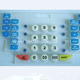 Custom Silicone Rubber Switch with Epoxy Surface Treatment