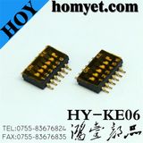 China Manufacturer DIP Dial Switch/Push Button Switch with 6key (KE-06)