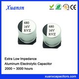 680UF 16V SMD Ultra Low Impedance Aluminum Electrolytic Capacitor