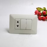 2gang 2 Way Switch and 1gang 15A Socket