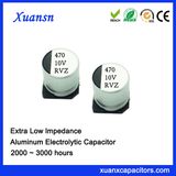 470UF SMD Ultra Low Impedance Aluminum Electrolytic Capacitor