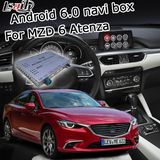 Android 6.0 GPS Navigation Box for Mazda 6 Atenza Mzd Connect Video Interface Knob Control Waze