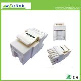 UTP Cat5e 180 Degree Keystone Jack with Dust Proof Shutter