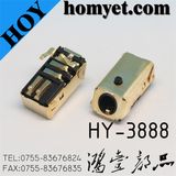 3.5mm AV Jack/Phone Jack with Glod Color Casing (Hy-3888)