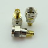 F Male Plug to SMA Female Jack RF Adapter
