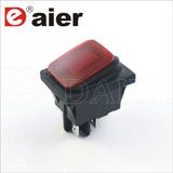 CQC Double Pole 12V Illuminated Sealed Rocker Switch