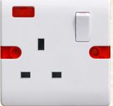 British Standard 13A Switched Socket F1