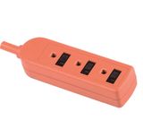 Mexico Style 3 Outlets Utility Extension Cord, Power Cord 06-Ggpt751