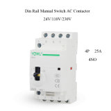4p 25A Ict Manual Control Household Electrical AC Contactor