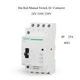 4p 25A Ict Manual Control Household Electrical AC Contactor