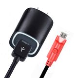 QC2.0 White LED Light Home Wall Charger with USB Cable