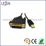 Mini Displayport Male to DVI (24+1) Male Cable