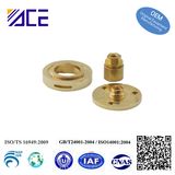 Custom CNC Turning Brass Copper Flat Washer Connector
