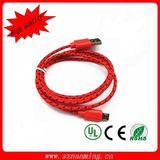 (2 Meter) Extra Long Durable Fabric Braided Nylon Charging Cord Micro USB Data Sync Cable
