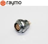 EEG Back Panel Mounting Fixed Socket Connector 2pin Female Terminal Connector