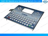 Digital Printing Overlay Membrane Keyboard Switch Assemblied with Aluminum