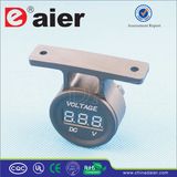 Daier 12V-24V Car Motorcycle LED Digital DC Voltmeter Socket (DS4T10)