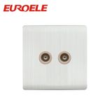 Nice Quality 2 Gang TV and Satellite Socket