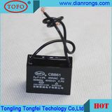 Plastic Case 220 VAC Cbb61 Fan Capacitor for Ceiling Fan