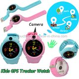 Pedometer Sos Emergency Call Kids GPS Tracker Watch with G-Fence