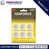3V Cr Button Cell Lithium Battery with Ce for Toy (CR 6PCS)