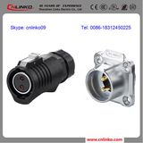 Waterproof 2 Pin Connector with Push Lock