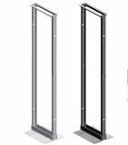 NEMA Type 12 IP54 Aluminum 6063-T6 Free Standing Electrical Enclosure Knockdown 2 Post Welded Singe Tapped Open 45u Frame Rack