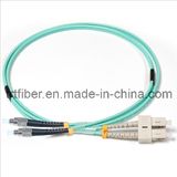 SC-FC OM3 Duplex Fiber Optic Patch Cord