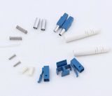 LC Duplex 3.0mm Fiber Optic Kits Connector with White Boot