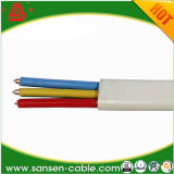 White PVC Sheath BVVB / Rvvb Flat Copper Wire and Cable