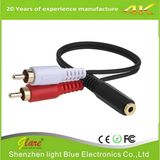 2RCA Plugs 3.5mm Stereo to Dual RCA Audio Adapter Cable