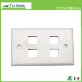 High Quality Wall Socket 4 Port 120 Faceplate for Sale