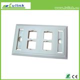 Best Price 4 Port 120 Faceplate Information Outlet Wall Socket