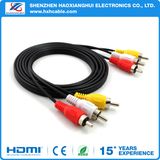 High Quality 3RCA Jack Audio Cables Male to Male