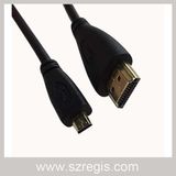 1.5m Copper Clad Steel Coaxial Micro HDMI to HDMI Cable