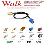 Fakra SMA RF Cable Assembly: Fakra Male Straight to RP-SMA Female Straight Bulkhead with Rg174 Cable, Fakra Connector Cable
