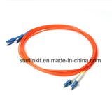 LC LC Om2 50/125 Multimode Fiber Optic Patch Cord Cable
