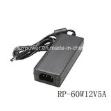 AC/DC Adapter 12V 5A Switching Power Adaptor for Laptop Computer