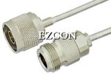 N Male to N Female Semi-Flexible Precision Cable