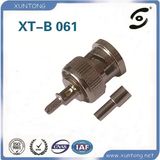 RF BNC Male Clamp Connector for Flex3 Cable