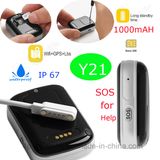 1000mAh Battery Mini GPS Tracker with IP67 Waterproof Y21