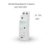 2p 25A Ict Household DIN Rail AC Contactor