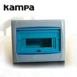 Waterproof ABS Plastic Mini Distribution Box Circuit Breaker Box 6 Ways