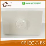 High Quality PC BS Standard 1 Gang 1000W Dimmer Switch