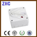 IP66 20A 25A 35A 63A 1p 2p 3p 4p 220V Electrical Manual Changeover Switch European Padlock Position Isolation Switch with Enclosure Box