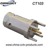 CCTV Female Connector BNC with Gasket and Screw Nut (CT103)